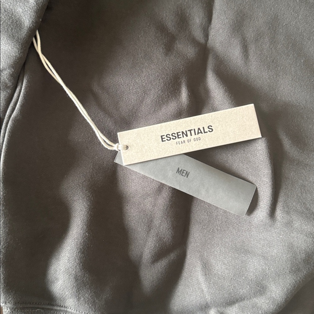 Essentials Dark Brown/ Gray Crewneck Sweatshirt - Picture 6 of 9
